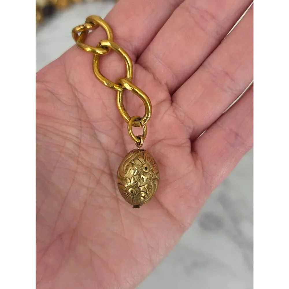 Vintage Gold Beaded Chain Waist Chain Belt
